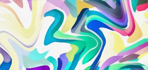 Watercolor marble art. Liquid paint swirls. Colorful texture background. Multicolored wallpaper graphic design. Pattern for creating artworks and prints. Chaotic waves and swirls.