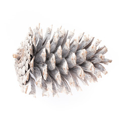 Christmas decor closeup on a white background. Isolated - Image