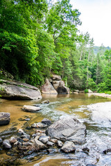 River and mountain