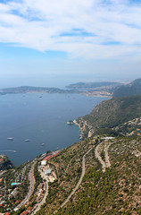 French Riviera - aerial view	