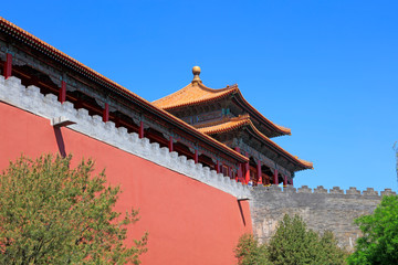 landscape of the Imperial Palace in Beijing, China