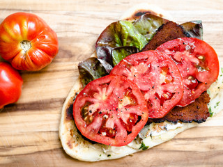 Tomato Open Face Sandwich