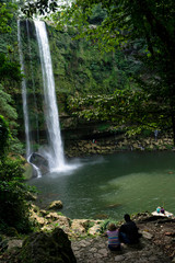 Misol-Ha waterfall near Palenque;  Chiapas;  Mexico