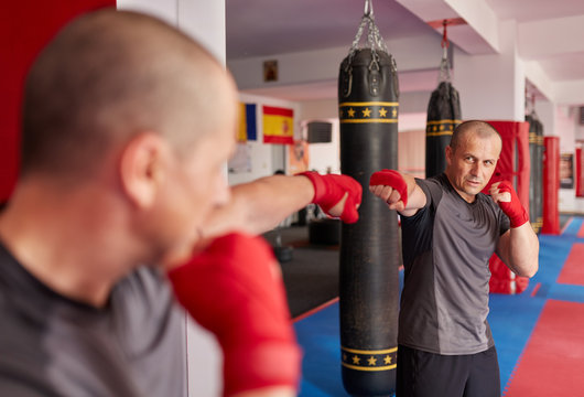 Shadow Boxing In The Mirror