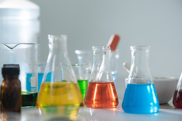 biofuel oil research in laboratory, biofuel energy power concept