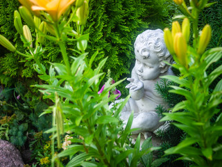 Obraz premium Angel statue in the Park