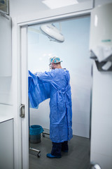 surgery room of the veterinary clinic