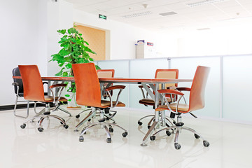 Company office desks and chairs