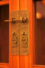 Copper furniture lock