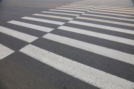 zebra line on the road