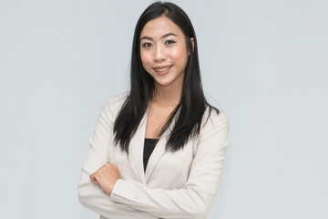 Portrait of beauty young asian businesswoman.
