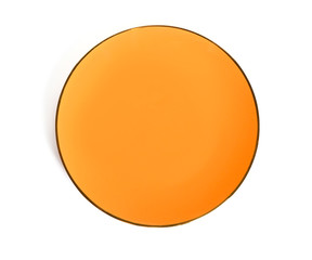 Clean plate on white background