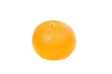 Fresh grapefruit on white background.
