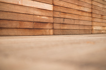 Wooden boards wall texture background.