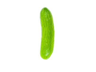  Fresh cucumber isolated on white background
