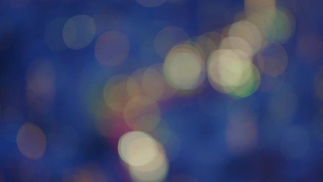 東京の夜景・アウトフォーカス