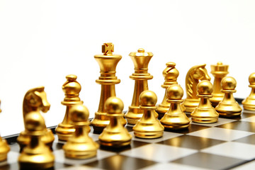 Chess pieces background