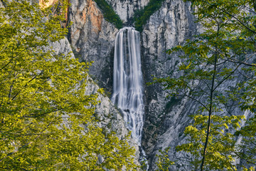 Boka waterfall in Slovenia