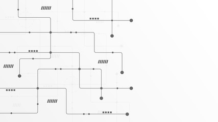 Abstract geometric connect lines and dots.Simple technology graphic background.Illustration Vector design Network and Connection concept.