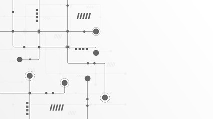 Abstract geometric connect lines and dots.Simple technology graphic background.Illustration Vector design Network and Connection concept.