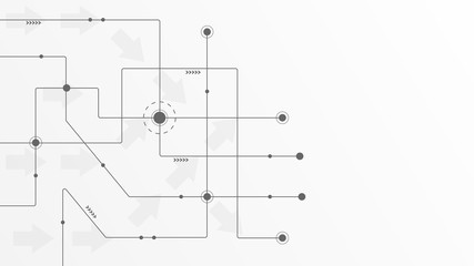Abstract geometric connect lines and dots.Simple technology graphic background.Illustration Vector design Network and Connection concept.