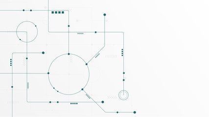Abstract geometric connect lines and dots.Simple technology graphic background.Illustration Vector design Network and Connection concept.