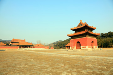 Traditional Chinese architectural landscape