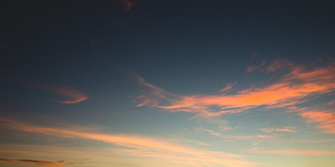 Fototapeta premium sunset in the sky