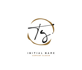 T G TG Beauty vector initial logo, handwriting logo of initial signature, wedding, fashion, jewerly, boutique, floral and botanical with creative template for any company or business.