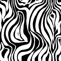 Brush grunge pattern. White and black vector.