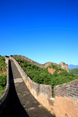 Fototapeta na wymiar The Great Wall is in China.