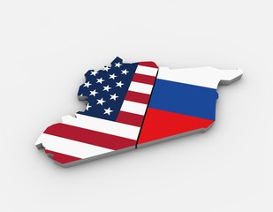 US and Russia's battle for Syria
