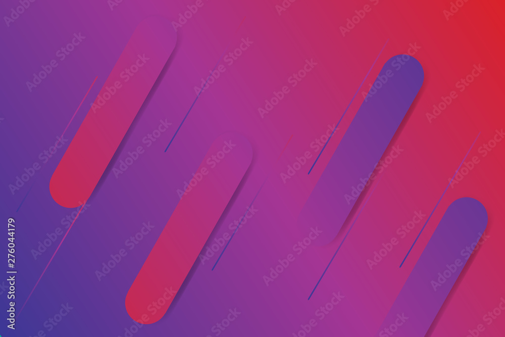 Poster minimal geometric background. dynamic fluid shapes composition with modern abstract design for landi