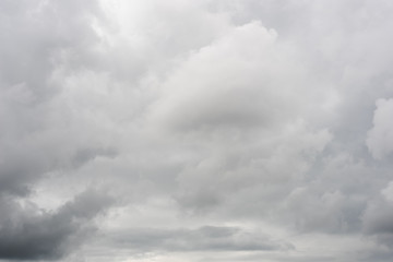 cloudy sky with heavy clouds