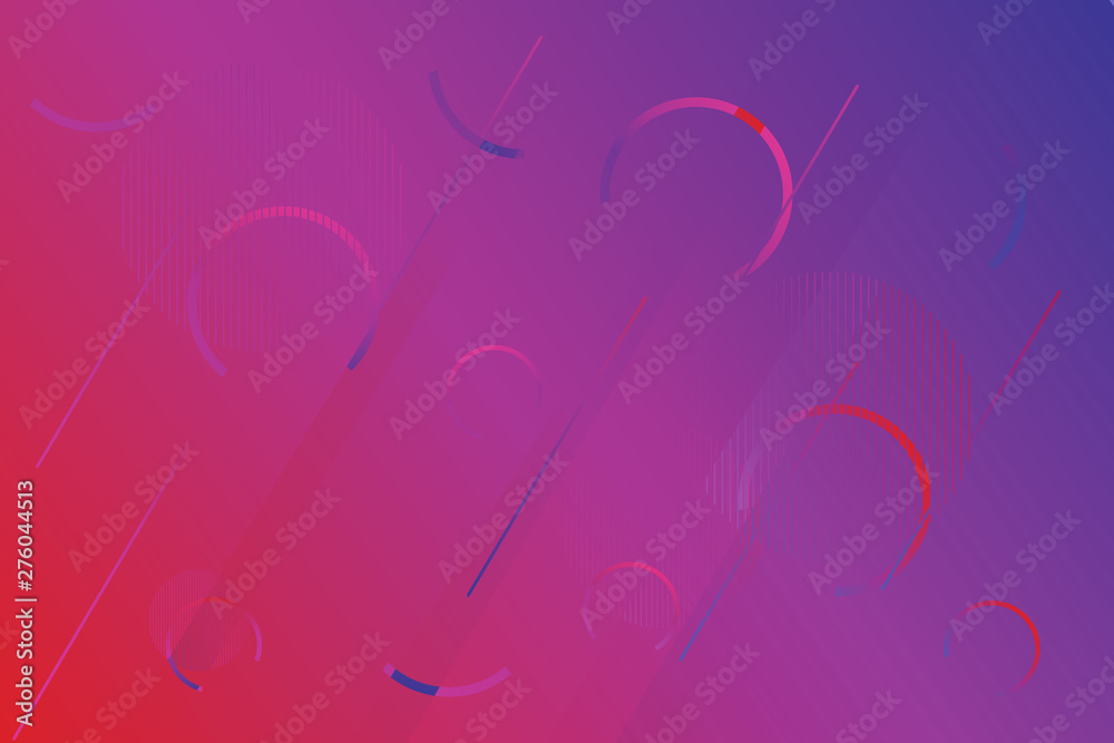 Wall mural minimal geometric background. dynamic fluid shapes composition with modern abstract design for landi