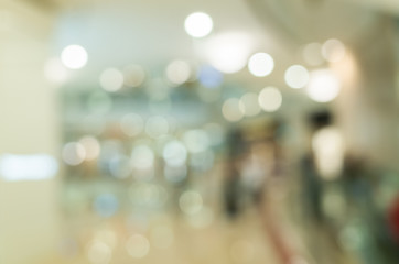 abstract background of shopping mall