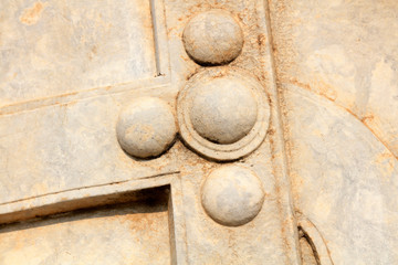 Rock carving decorative texture