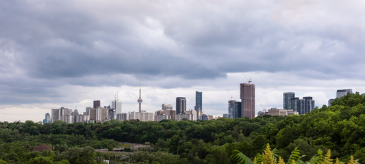 Fototapeta na wymiar Storm Clouds over Toronto