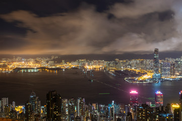 HongKong view at the night