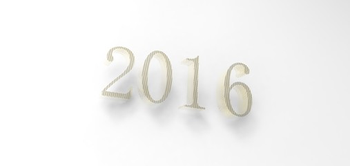 3D font in white background