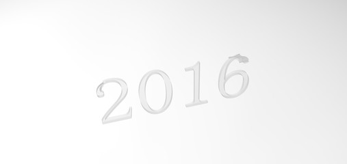 3D font in white background