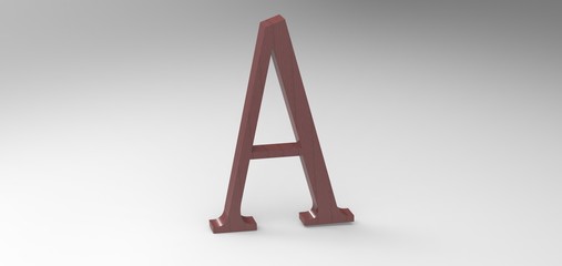 3D font 