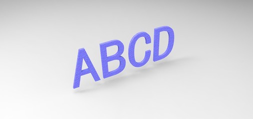 3D font 