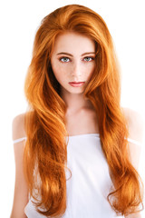 long red hair