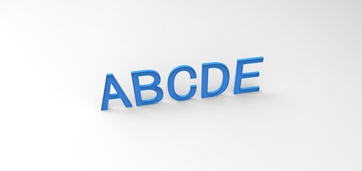 3D font 