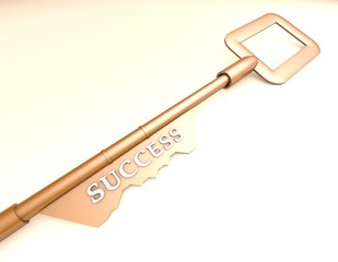 The key to success, open the victory