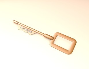 The key to success, open the victory