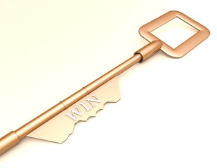 The key to success, open the victory