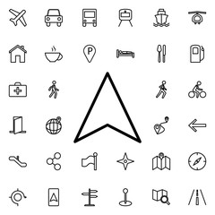Cursor icon. Universal set of navigation for website design and development, app development
