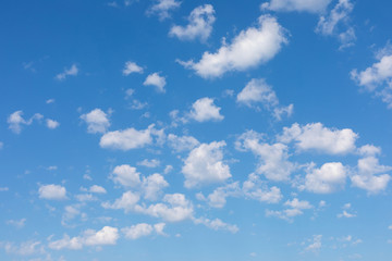 Cloudy blue sky
